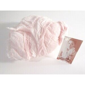Vance Kitira Women's Light Pink Julian raw Edge Scarf Wrap NWT 59